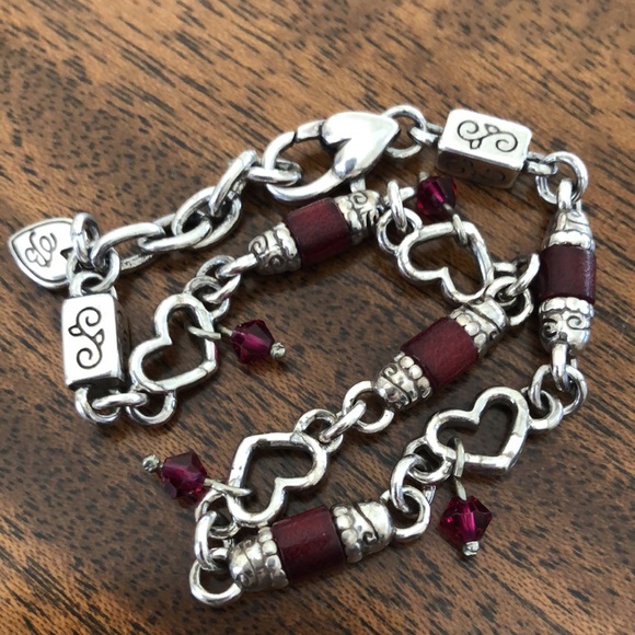 Vintage Brighton Heart Song Red Hope Necklace & bracelet - Picture 10 of 15